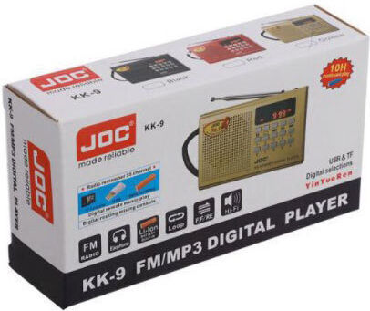 Joc KK-9 Tragbares Radio mit USB Gold