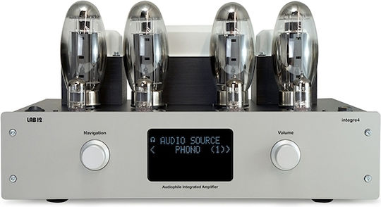 Lab12 integre4 KT150 Rohr Integriert Hi-Fi-Verstärker Stereo Silber