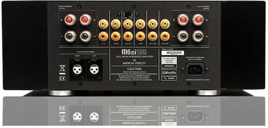 Musical Fidelity M6SI500 Ολοκληρωμένος Ενισχυτής Hi-Fi Stereo 500W/8Ω Ασημί