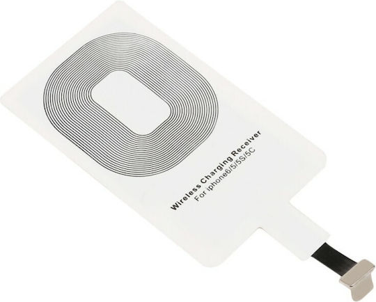 Qi Charging Receiver Lightning in White color