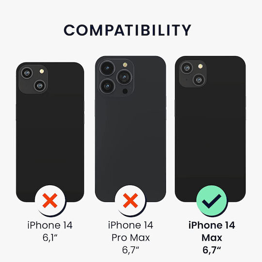 KWmobile Rückseitenfolie für iPhone 14 Plus Transparent