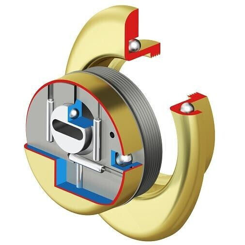 Disec Defender Lock Armoured Door Gold
