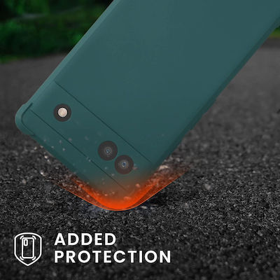 KWmobile Umschlag Rückseite Silikon Teal Matte (Google Pixel 6a) 60163.57