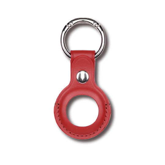 Devia Key Ring Θήκη Μπρελόκ Σιλικόνης για AirTag σε Κόκκινο χρώμα