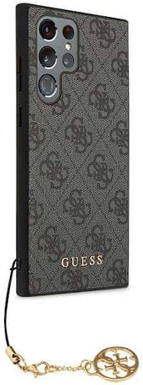 Guess 4G Charms Back Cover Plastic Gray (Galaxy S23 Ultra)