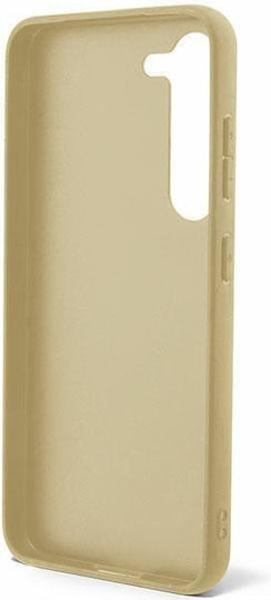 Guess Glitter Flakes Back Cover Plastic Gold (Galaxy S23)