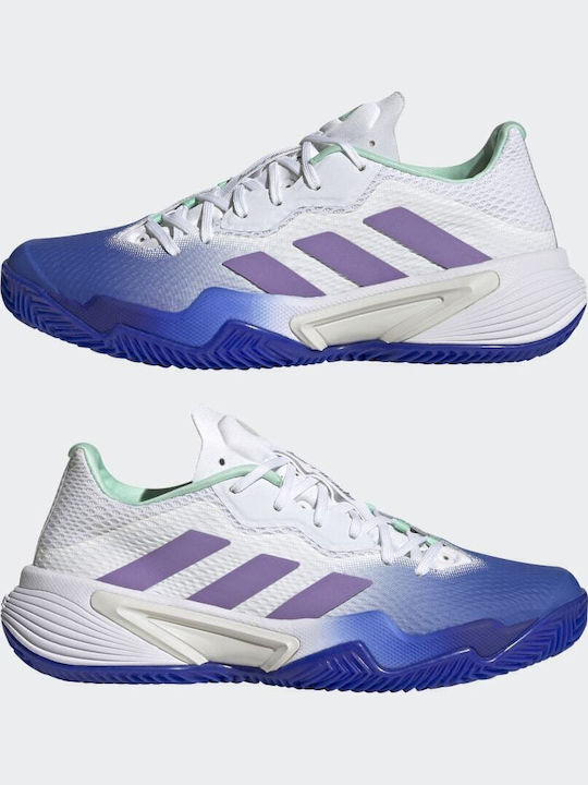adidas Barricade Γυναικεία Παπούτσια Τένις για Χωμάτινα Γήπεδα Lucid Blue / Violet Fusion / Pulse Mint