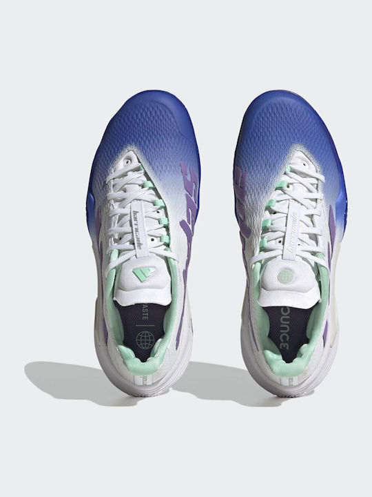 adidas Barricade Γυναικεία Παπούτσια Τένις για Χωμάτινα Γήπεδα Lucid Blue / Violet Fusion / Pulse Mint