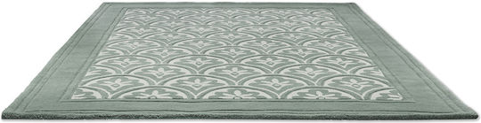 Laura Ashley Catarina Lucrat manual Covor Rectangular Din lână Fern