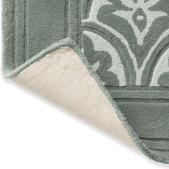 Laura Ashley Catarina Lucrat manual Covor Rectangular Din lână Fern