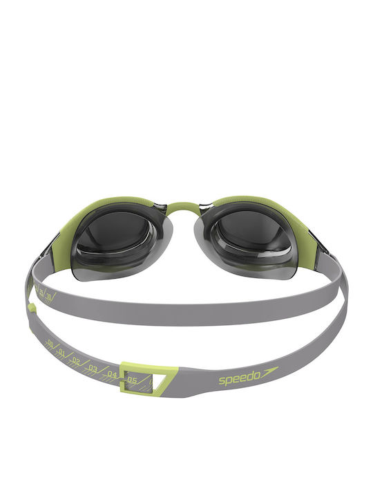 Speedo Fastskin Hyper Elite Γυαλιά Κολύμβησης Ενηλίκων με Αντιθαμβωτικούς Φακούς Γκρι