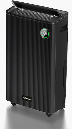 Rohnson Genius² Αφυγραντήρας με Συμπιεστή Ιονιστή και Wi-Fi 20lt Μαύρος