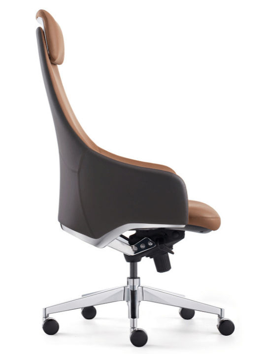 ErgoAction Royal Executive Office Chair with Recline Brown