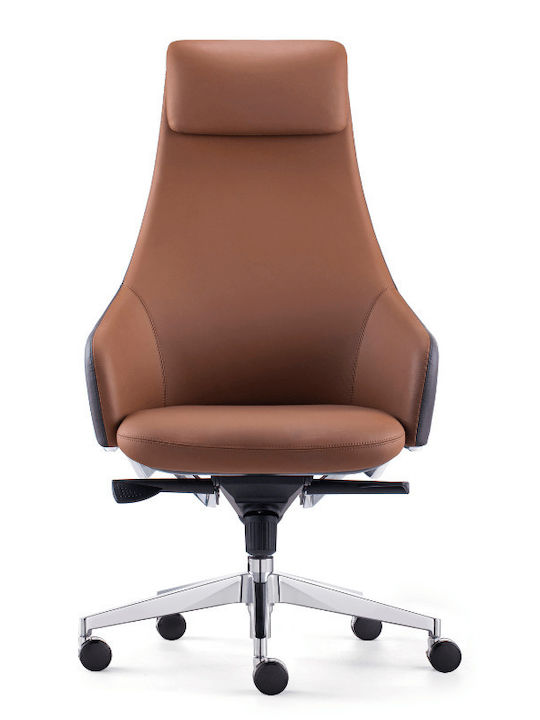 ErgoAction Royal Executive Office Chair with Recline Brown