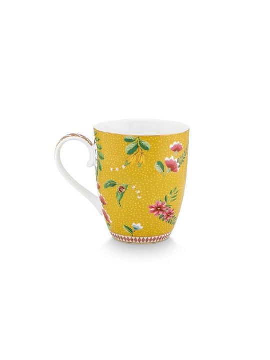 PiP Studio La Majorelle Tasse aus Porzellan Gelb 350ml 1Stück