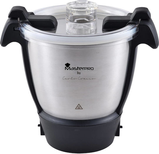 MasterPro Πολυμάγειρας 1000W με Χωρητικότητα 3.5lt Ασημί