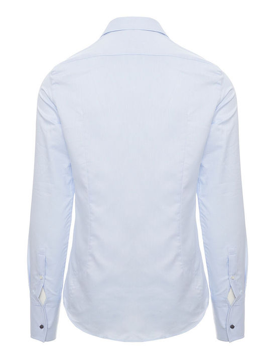 Hugo Boss Men's Shirt Long Sleeve Light Blue