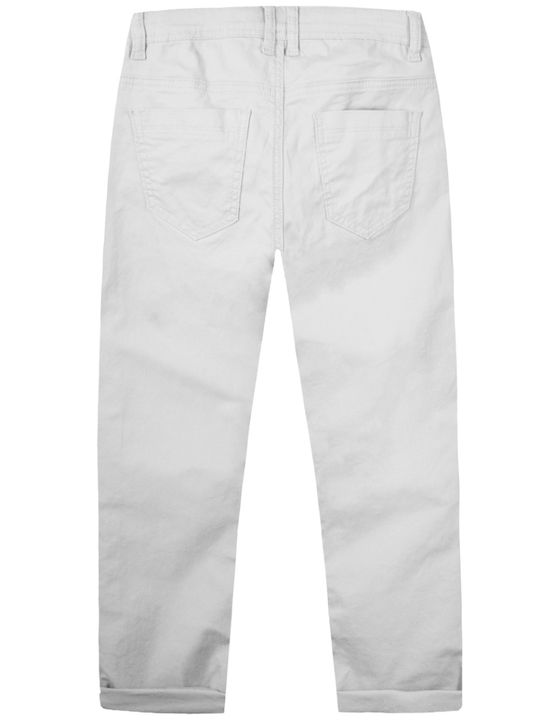 Energiers Boys Fabric Trouser White