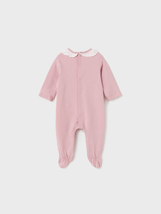 Mayoral Baby Bodysuit Set Long-Sleeved Pink