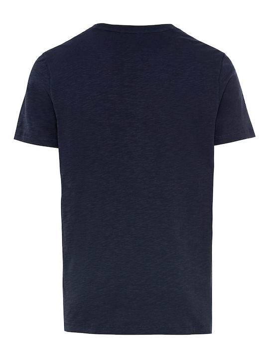 Camel Active Αθλητικό Ανδρικό T-shirt Navy Μπλε με Στάμπα