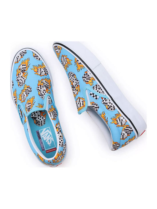 Skate Men's Slip-Ons Blue