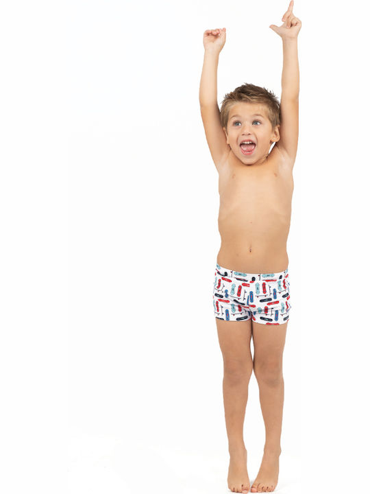 Energiers 32-223115-8 Kids Swimwear Swim Shorts White