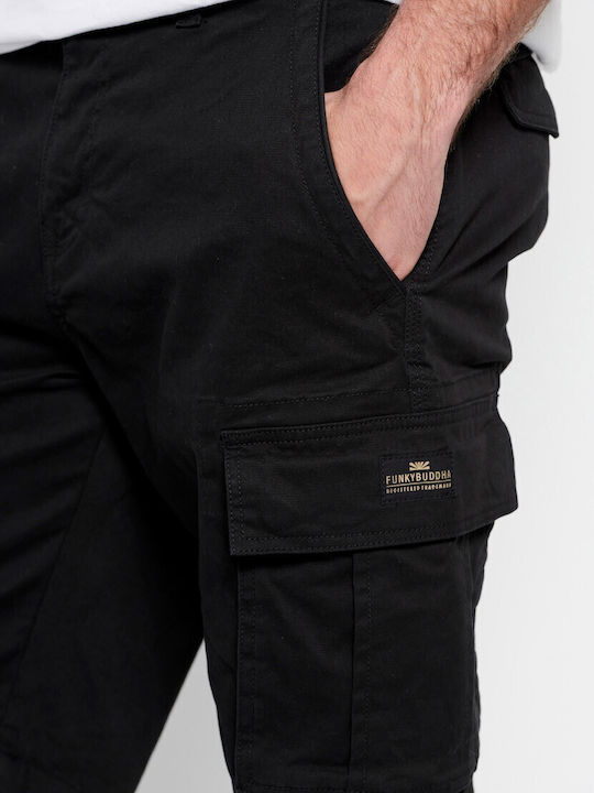 FBM007-00203 Men's Shorts Cargo Black