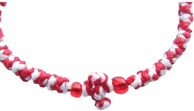 FINE RED - WHITE ROSARY