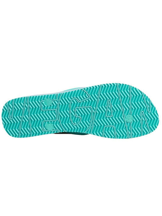 D1 Ovin Vintage Vegan Flip Flop Women's Flip Flops Turquoise