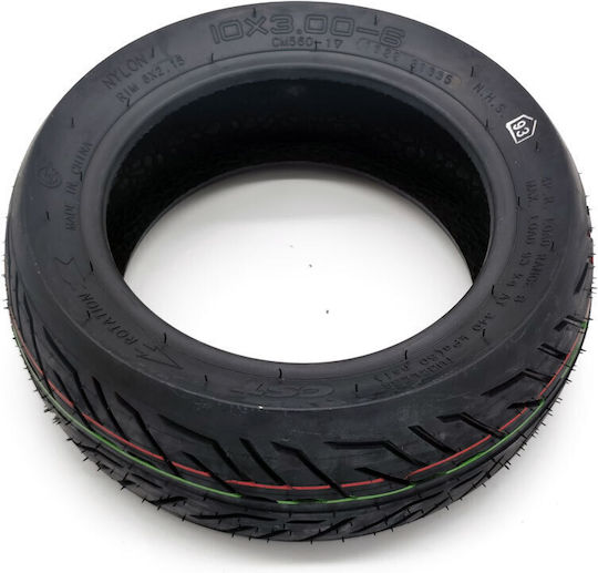 CST Tire for Electric Scooter Tubeless Cityroad Tire 10×3-6'' in Transparent Color 75373