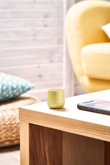 Lexon Mino Waterproof Bluetooth Speaker 3W with Battery Life up to 2 hours Yellow