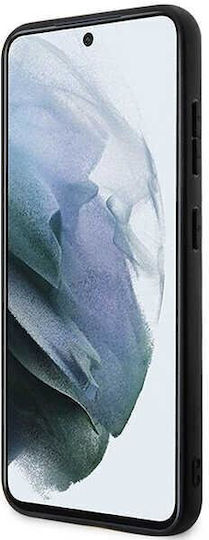 Karl Lagerfeld Saffiano Mono Metal Logo Umschlag Rückseite Synthetisches Leder / Kunststoff Schwarz (Galaxy S23+)