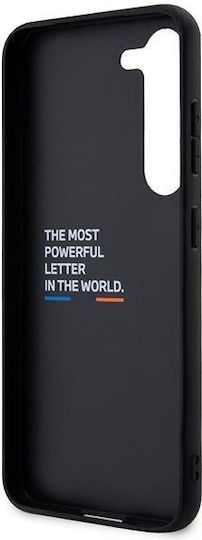 BMW Carbon Back Cover Δερμάτινο / Πλαστικό / Σιλικόνης Μαύρο (Galaxy S23+)