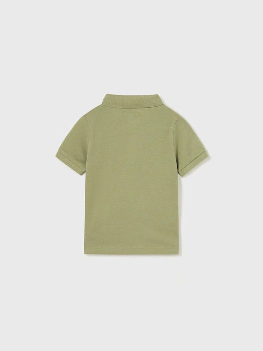 Mayoral Kids Polo Short Sleeve Khaki