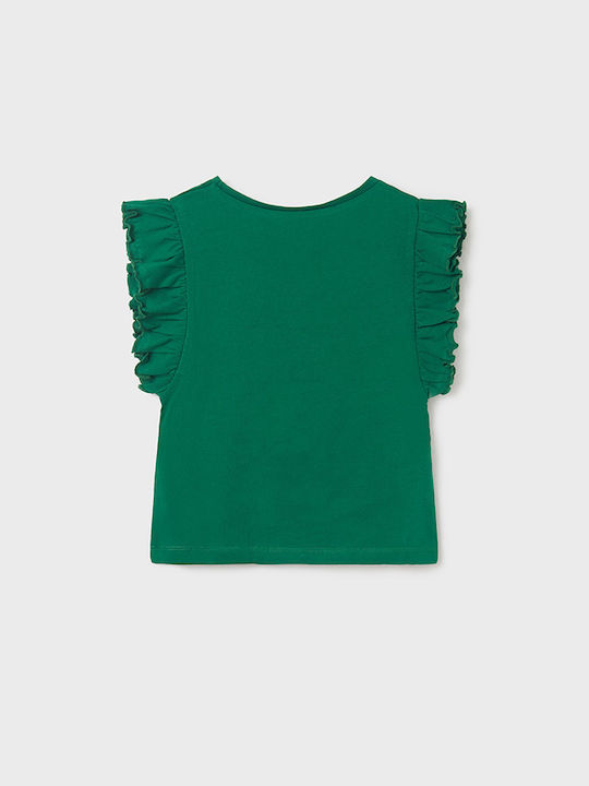 Mayoral Kids Blouse Sleeveless Green