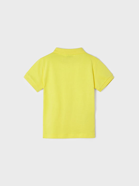 Mayoral Kids Polo Short Sleeve Yellow