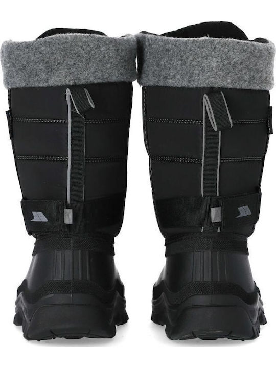 Strachan Apre Kinder-Schneestiefel mit Schnürsenkeln Schwarze