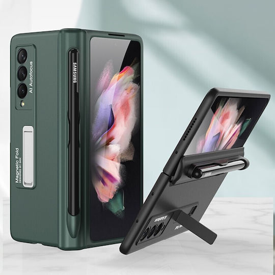 GKK Magnetic С пълно покритие (360°) Пластмаса Магнитен Сив (Galaxy Z Fold 3)