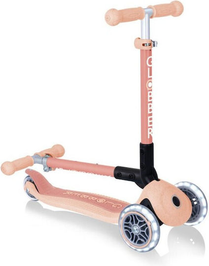 Globber Kinderroller Klappbar Lights Ecologic 3-Rad Für 2+ Jahre Orange