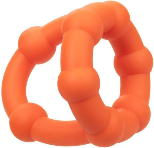 Calexotics Alpha All Star Cock Ring Schwanz Silikon Orange
