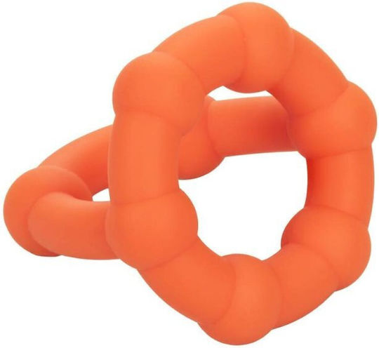 Calexotics Alpha All Star Cock Ring Schwanz Silikon Orange