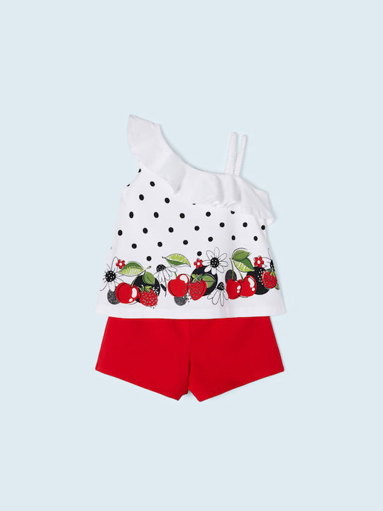 Mayoral Kids Set with Shorts Summer 2pcs White