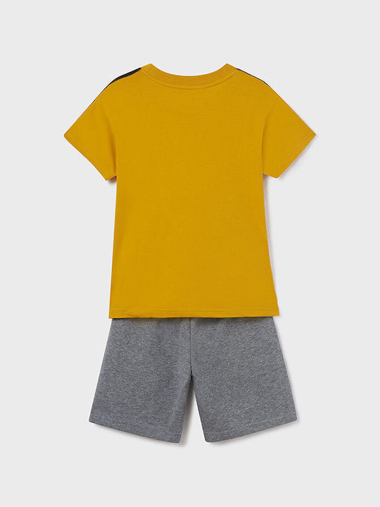 Mayoral Kids Set with Shorts Summer 2pcs Yellow