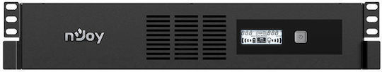 NJOY Code 2000 USV 2000VA 1200W mit 8 IEC Steckdosen