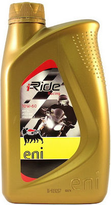 Eni I-Ride Racing Synthetic Motorcycle Oil for Four-Stroke Engines 10W-60 1lt