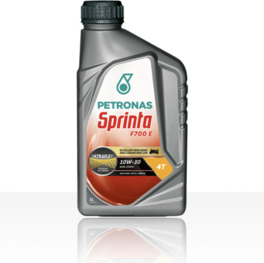 Petronas 4T Semi-Synth F700E Ημισυνθετικό Λάδι Μοτοσυκλέτας για Τετράχρονους Κινητήρες 10W-30 1lt