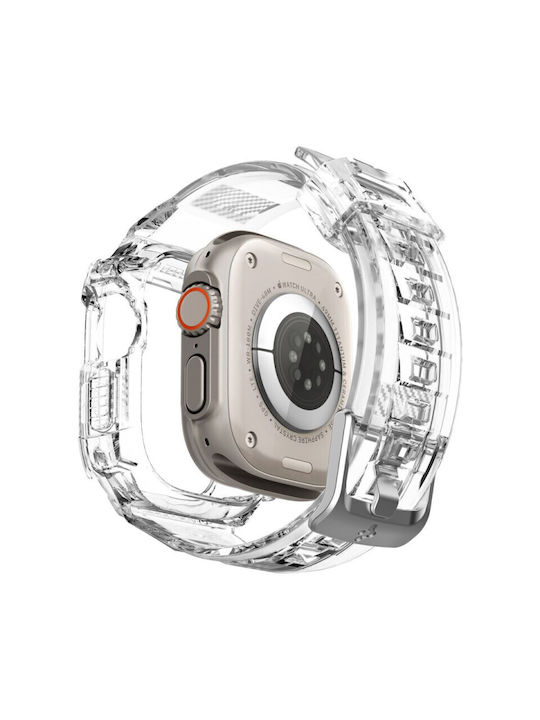 Spigen Rugged Armor Pro Πλαστική Θήκη σε Διάφανο χρώμα για το Apple Watch Ultra 49mm