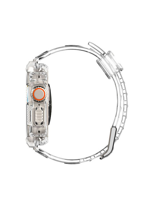 Spigen Rugged Armor Pro Πλαστική Θήκη σε Διάφανο χρώμα για το Apple Watch Ultra 49mm