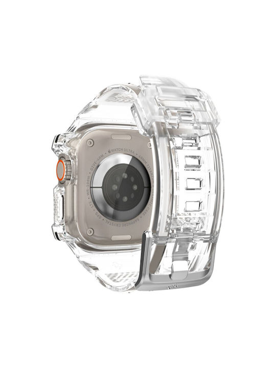 Spigen Rugged Armor Pro Πλαστική Θήκη σε Διάφανο χρώμα για το Apple Watch Ultra 49mm