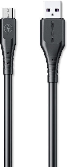 WK WDC-152 Regular USB 2.0 spre micro USB Cablu Negru 2m (250693) 1buc